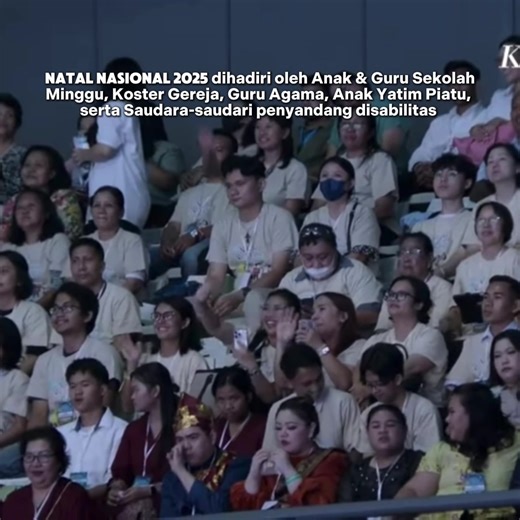 Natal Nasional 2025: Kebersamaan Anak dan Guru Sekolah Minggu