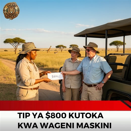 The Safari Podcast | Safari Tour Guide talks about the way Tourist gave her a $800 tip as a sign of gratitude | Instagram