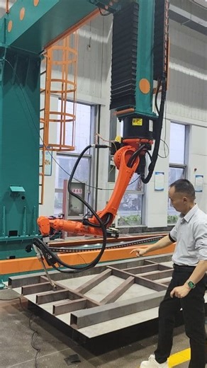 10K views · 109 reactions | Close-up demonstration of reverse modeling welding technology in a smart robotic welding station. | Shaanxi Jingtai Cooperation Laser technology Co.,Ltd | Facebook