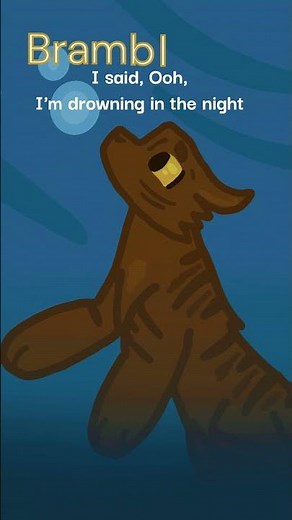 WITH AUDIO! Matching lyrics to Warrior cats 🎶#warriorcats #blindinglights #animation