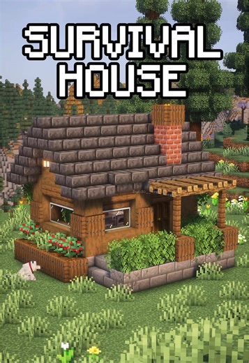 Easy Minecraft Survival House Tutorial
