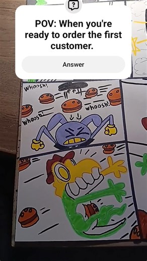 F-M TADC D-S: Gummie-Goo ordered a stupid burger on Spudy's restaurant! 🍔