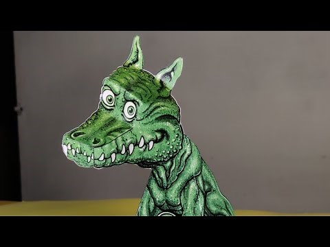 3D Dragon Optical Illusion