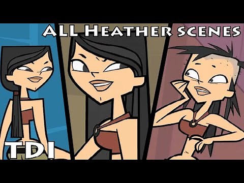 Total Drama Island ALL Heather scenes HQ