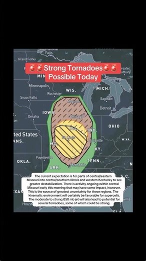 Severe Weather Outbreak Imminent Today4/27/2026 #weathernews #weatherupdate #weather