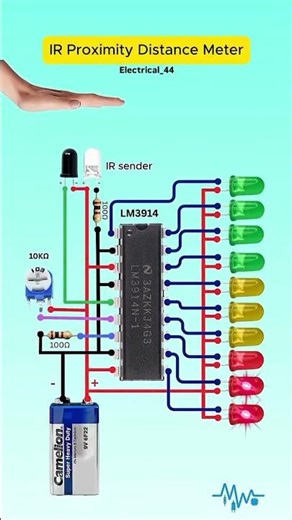 Object Distance Indicator Using IR Sensor
