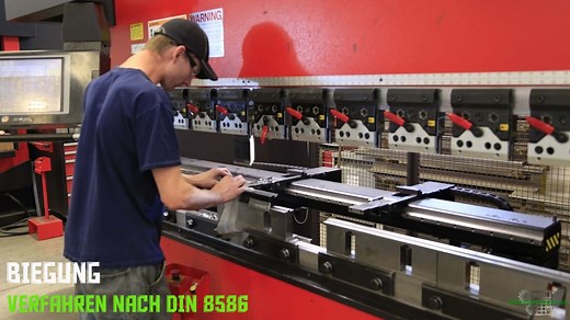 Biegeumformen (Gesenkbiegen, Walzbiegen) einfach 1a