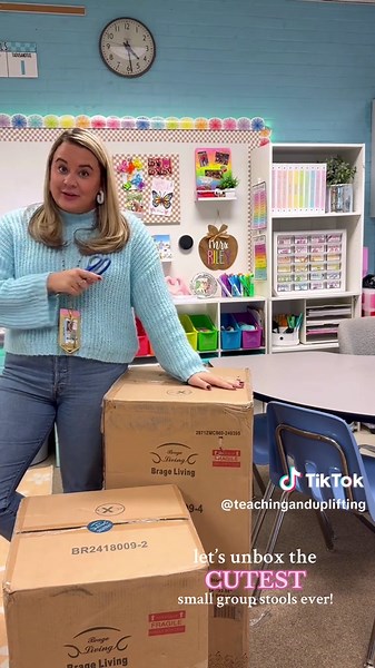 Unboxing the Cutest Small Group Stools for Classrooms