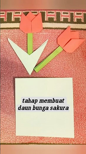 how to make sakura from origami paper