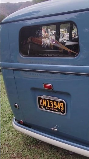 Dove Blue Barndoor VW Bus — All Original & Restored to the 9s