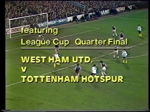 1980/81 - West Ham v Spurs (League Cup Quarter Final - 3.12.80)