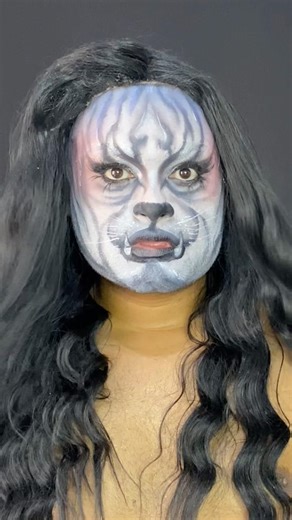 Tutorial de make - Tigre #makeup #make #maquiagem #challenge #tigres #tigre