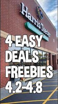 4 Easy Harris Teeter Deals: Freebies 4.2-4.8🛍🛒