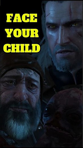 Geralt Forced the Baron to Face His Cursed Baby- The Witcher 3 #shorts #games #gaming