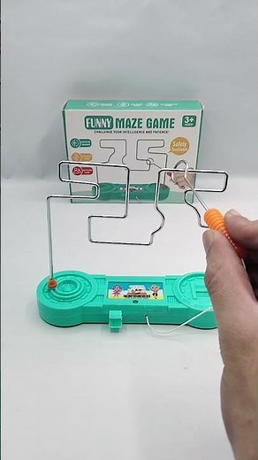 Electric Maze Steady Hand Game #skillgame #concentrationgame #challengegame #kidsgames #familyfun