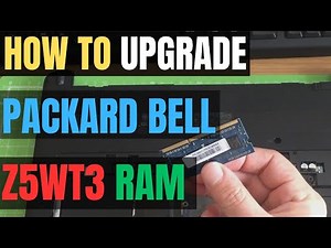 How To LOCATE Packard Bell Z5WT3 Laptop RAM For UPGRADE