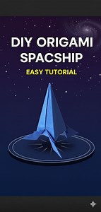 178K views · 1K reactions | DIY Space Adventure!  Learn how to make this cool Origami Spaceship. ​#OrigamiArt #DIYProject #PaperCrafts #SpaceLovers #KidsActivities #EasyTutorial #HandmadeWithLove #RocketScience #paperartistryhub | Paper Artistry Hub | Facebook