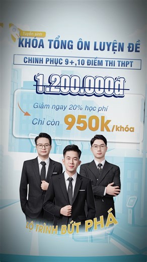 TỔNG ÔN LUYỆN ĐỀ VẬT LÝ 2026 🔺2K8 đăng ký khóa Tống Ôn Luyện Đề 2026 nhắn pag.e cú pháp "TOLĐ". ❗️Học phí 950k - Học tới lúc thi P/s: duy nhất 500 học sinh đăng kí sớm trong tháng này, tặng thêm khóa Về Đích 15 ngày cuối! | IPclass - Luyện thi Vật lý 10, 11, 12