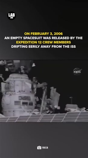 Lab360 | This is what happens when you release a spacesuit into outer space 👩🏼‍🚀 ⭐ #nasa #astronaut #space #spacewalk | Instagram