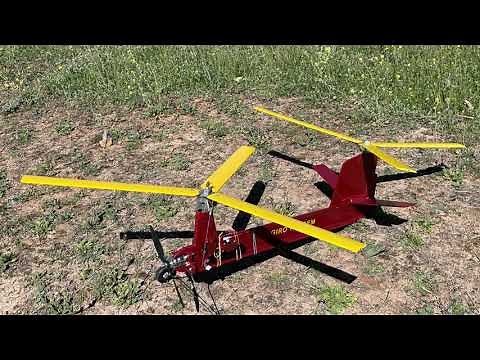 Gyrotandem. A Twin-Rotor Tandem RC Autogyro