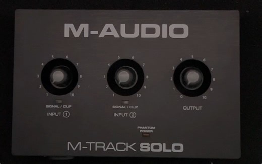 M-AUDIO声卡接口介绍与测评——重量轻不好吗？