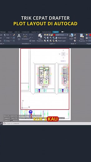 Plotting Layout di AutoCAD dalam 1 Menit