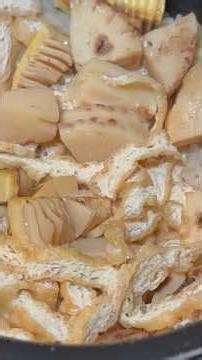 『食感最高』簡単シンプルで繊細さを活かす…タケノコご飯#料理 #簡単レシピ #時短レシピ #おうちごはん#おすすめ #fyp #バズれ