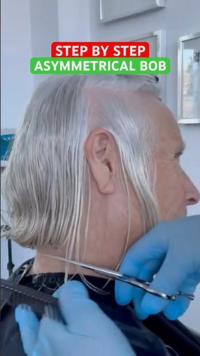 STEP BY STEP ASYMMETRICAL BOB: Complete Tutorial Linked Below! 🔥🔥🔥