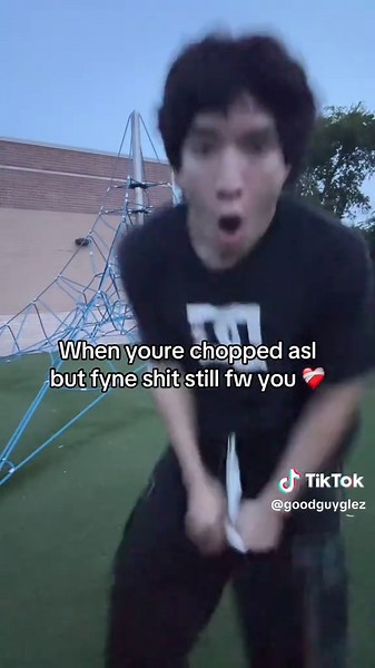 When youre chopped asl but fyne shit still fw you ❤️‍🩹 | asl meaning