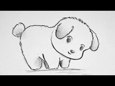 How to Draw a Super Cute Puppy | Easy Step-by-Step Drawing Tutorial for Beginners