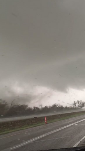 Storm Chasers Encounter Tornado On Road | Team Dominator