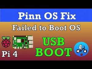 Pinn OS. USB Boot First time Setup. Raspberry Pi 4. OS not booting fix.