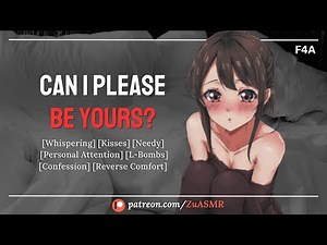 cuddling your desperate touch-starved roommate🧸|F4A| needy| reverse comfort| confession| kiss | ASMR