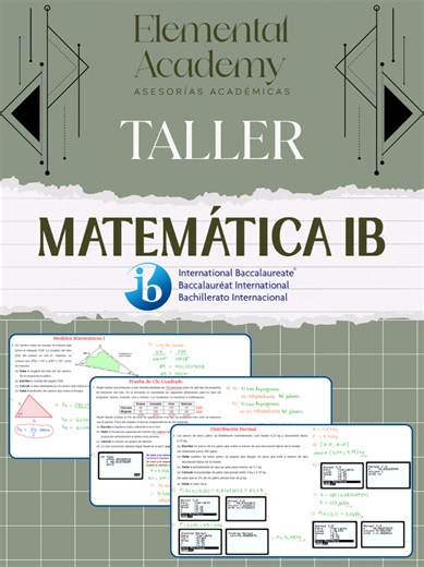 Preparación para Matemática IB: Taller de Verano 2023