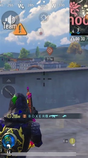 220 meter kill with halo scope 🥵😱 #pubgmobile