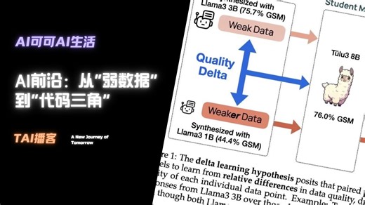 AI前沿：从“弱数据”到“代码三角”