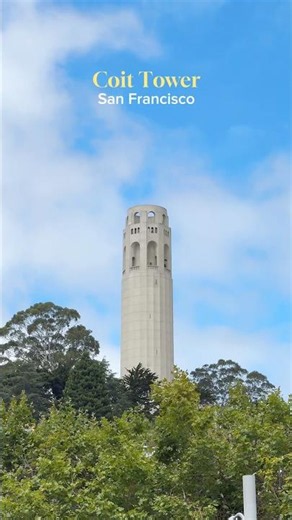 Coit Tower - 360 views of San Francisco 🌁🩵