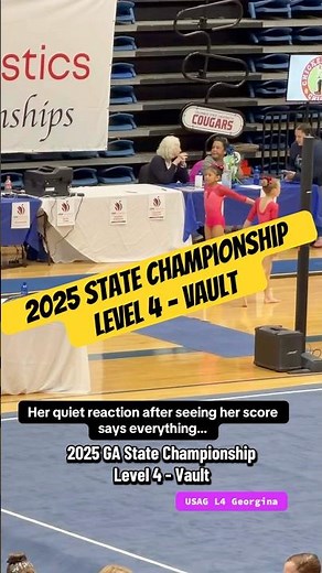 2025 State Championship - Level 4 Vault #gymnastics #gymnasticslife #gymnasticscoach #level4gymnast
