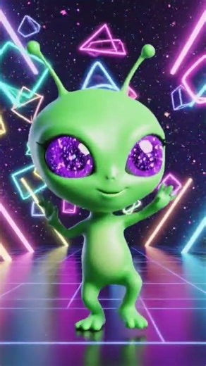 alien dance cute baby dance #bestkidssongs #funforkids #shapesforkids #learningsongs