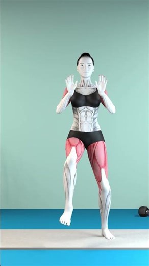 45-Second Female Fat Burner | Full Body Home Training