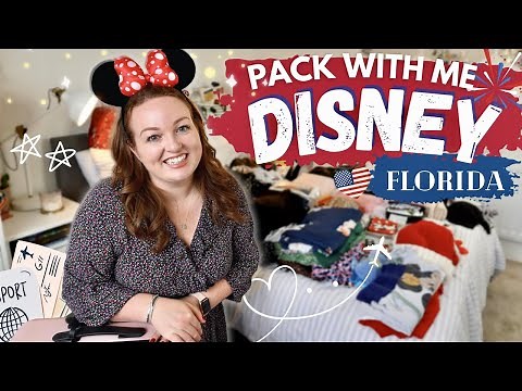 PACK WITH ME: WALT DISNEY WORLD 🏰🇺🇸 hacks, tips & essentials 🧳 the ultimate guide to Disney packing!