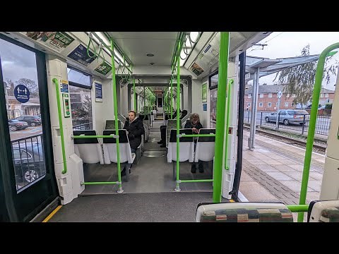 London Trams full journey Beckenham Junction to Wimbledon 24/11/2022
