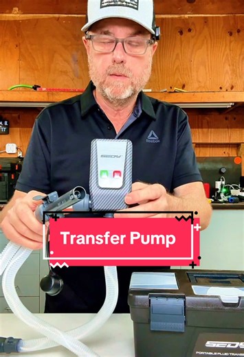Battery Powered Fuel Transfer Pump with Auto-Stop Feature