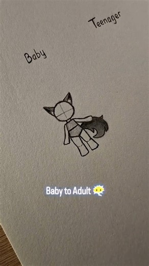 fai sal on Instagram: "How to draw half wolf body 👅 ( baby to Adult ) #art #Drawing #howtodraw #wolf #body"