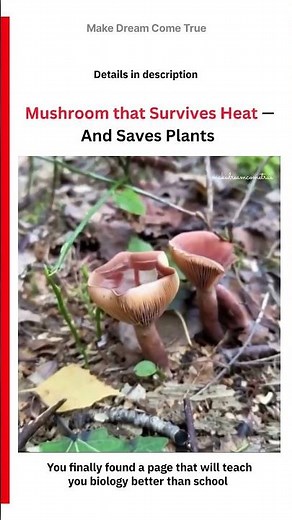 🍄 Mushroom that Survives Heat⛅ - & Saves Plants 🌱 | MDCT