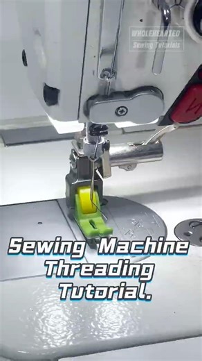 Sewing Machine Threading Tutorial.