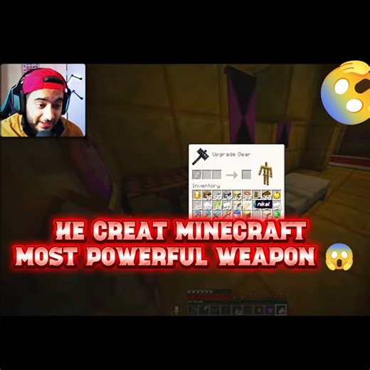 Minecraft most powerful weapon 😱‪@YesSmartyPie‬ #minecraft #shortsfeed #minecraftshorts #trending