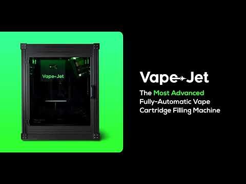 Vape-Jet Fully-Automatic Cartridge Filling Machine - Introduction