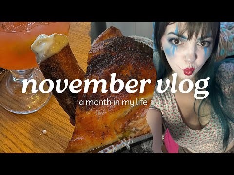 november vlog // halsey & thanksgiving