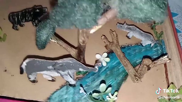 Creating a Simple Land Habitat Diorama Step-By-Step